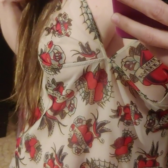 Vintage Harley Davidson sheer slip dress or nightgown - Picture 3 of 6